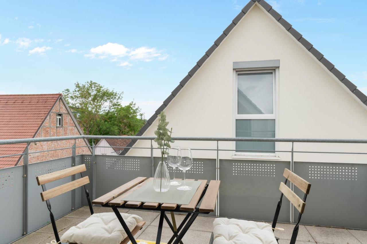 Design-Apartment - Kueche - Balkon - Tiefgarage Leinfelden-Echterdingen Dış mekan fotoğraf