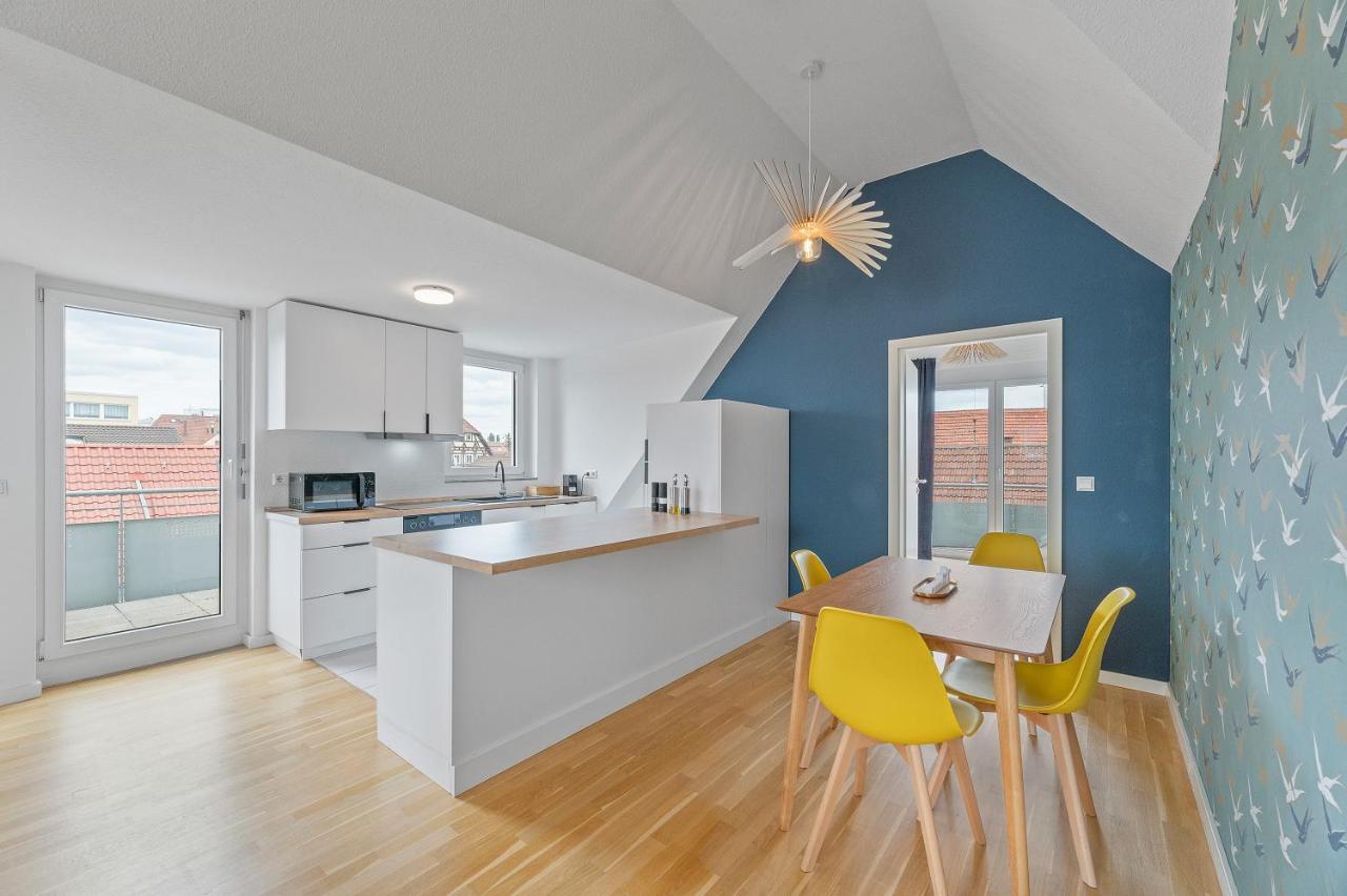 Design-Apartment - Kueche - Balkon - Tiefgarage Leinfelden-Echterdingen Dış mekan fotoğraf