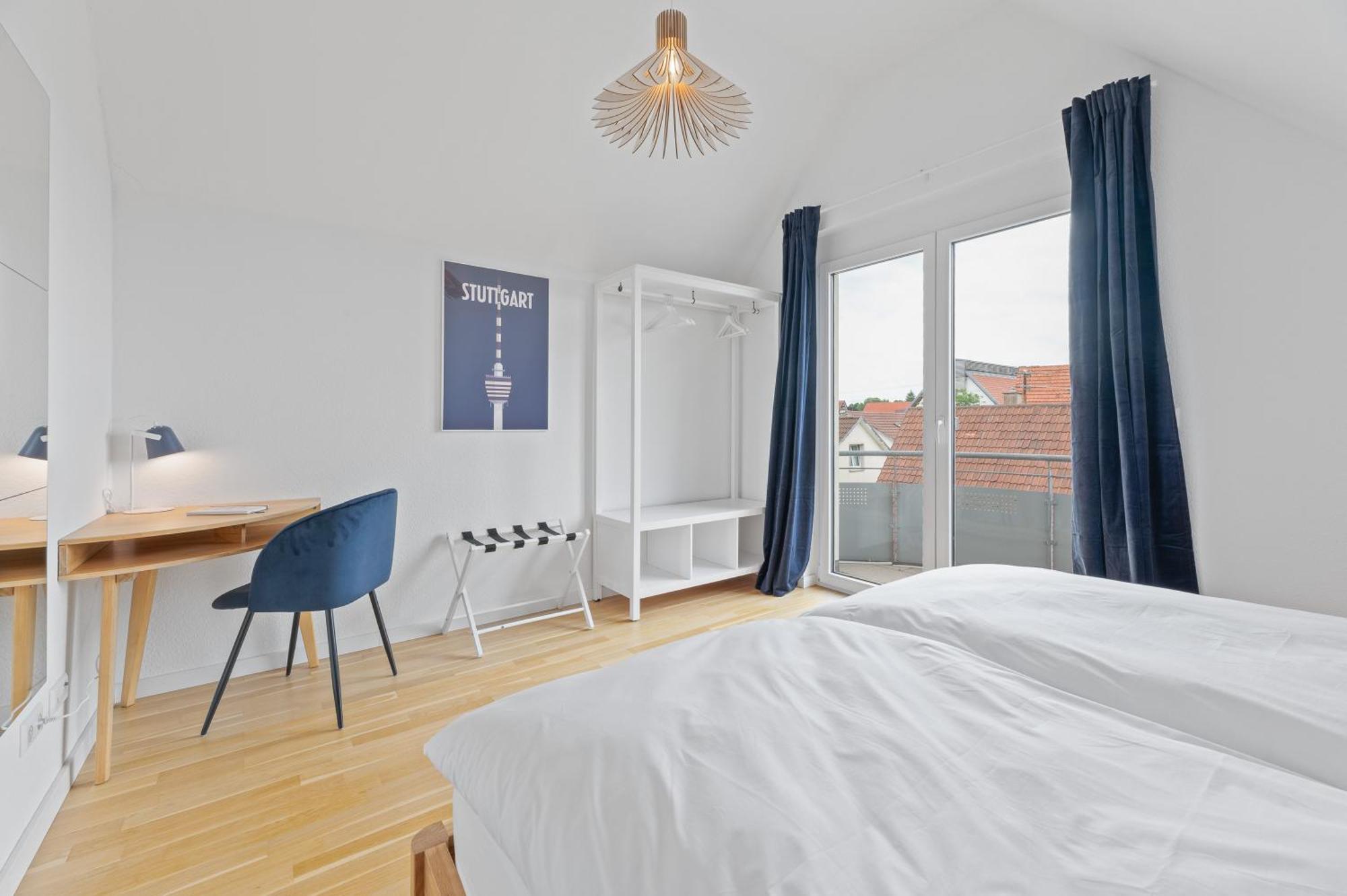 Design-Apartment - Kueche - Balkon - Tiefgarage Leinfelden-Echterdingen Dış mekan fotoğraf